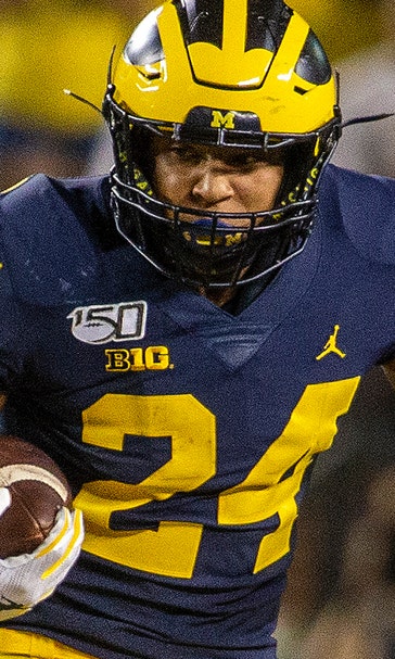 Freshman running back Zach Charbonnet bails Michigan out in opener